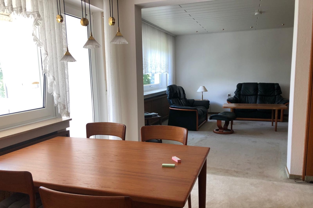 Ess und Wohnzimmer vorher